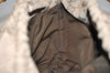 Authentic GUCCI Bamboo Shoulder Hand Bag Canvas Leather 92708 Beige 6094K