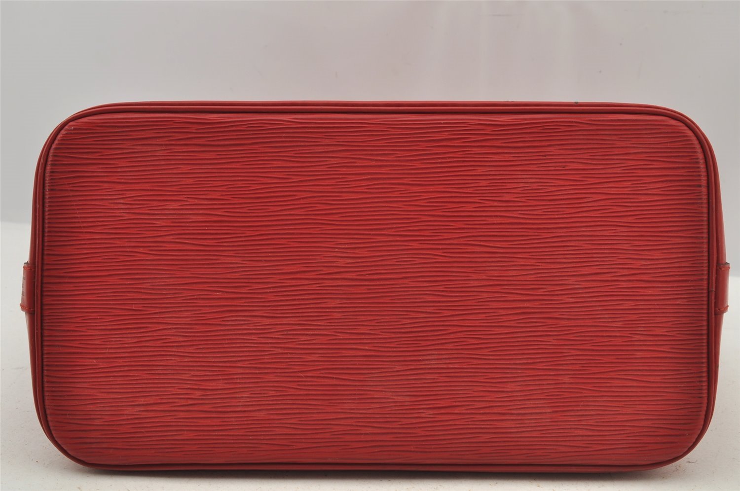 Authentic Louis Vuitton Epi Alma PM Hand Bag Red M52147 LV 6095J