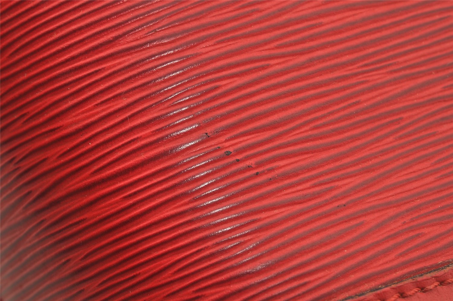 Authentic Louis Vuitton Epi Alma PM Hand Bag Red M52147 LV 6095J