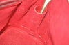 Authentic Louis Vuitton Epi Alma PM Hand Bag Red M52147 LV 6095J