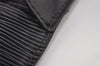 Authentic Louis Vuitton Epi Montaigne 23 Clutch Hand Bag Black M52662 LV 6096I
