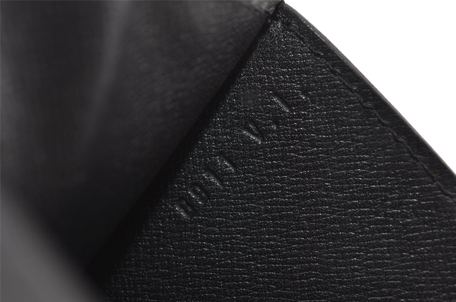 Authentic Louis Vuitton Epi Montaigne 23 Clutch Hand Bag Black M52662 LV 6096I