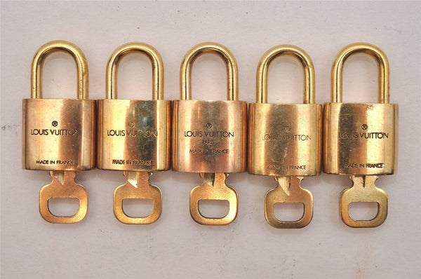 Authentic Louis Vuitton Padlock & Keys 10Set LV 6097J