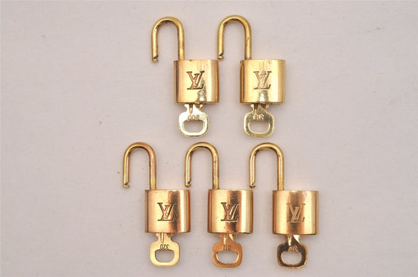 Authentic Louis Vuitton Padlock & Keys 10Set LV 6097J