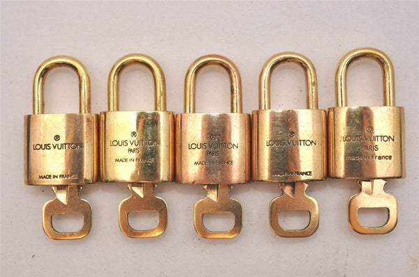 Authentic Louis Vuitton Padlock & Keys 10Set LV 6097J