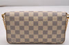 Authentic Louis Vuitton Damier Azur Pochette Felicie M63106 Shoulder Bag 6099J