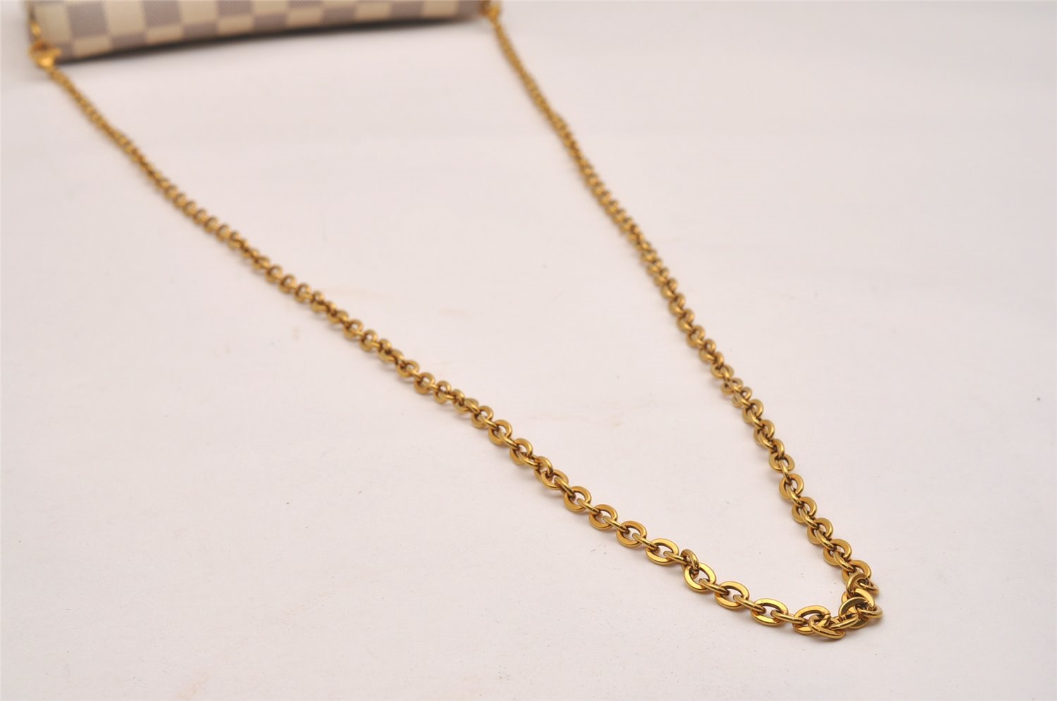 Authentic Louis Vuitton Damier Azur Pochette Felicie M63106 Shoulder Bag 6099J