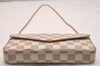 Authentic Louis Vuitton Damier Azur Pochette Felicie M63106 Shoulder Bag 6099J