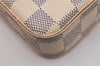 Authentic Louis Vuitton Damier Azur Pochette Felicie M63106 Shoulder Bag 6099J
