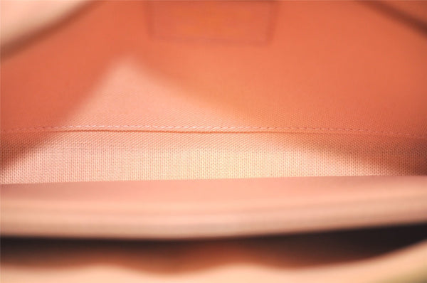 Authentic Louis Vuitton Damier Azur Pochette Felicie M63106 Shoulder Bag 6099J