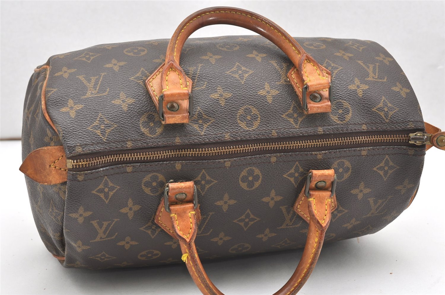 Authentic Louis Vuitton Monogram Speedy 30 Hand Boston Bag M41526 LV 6099K