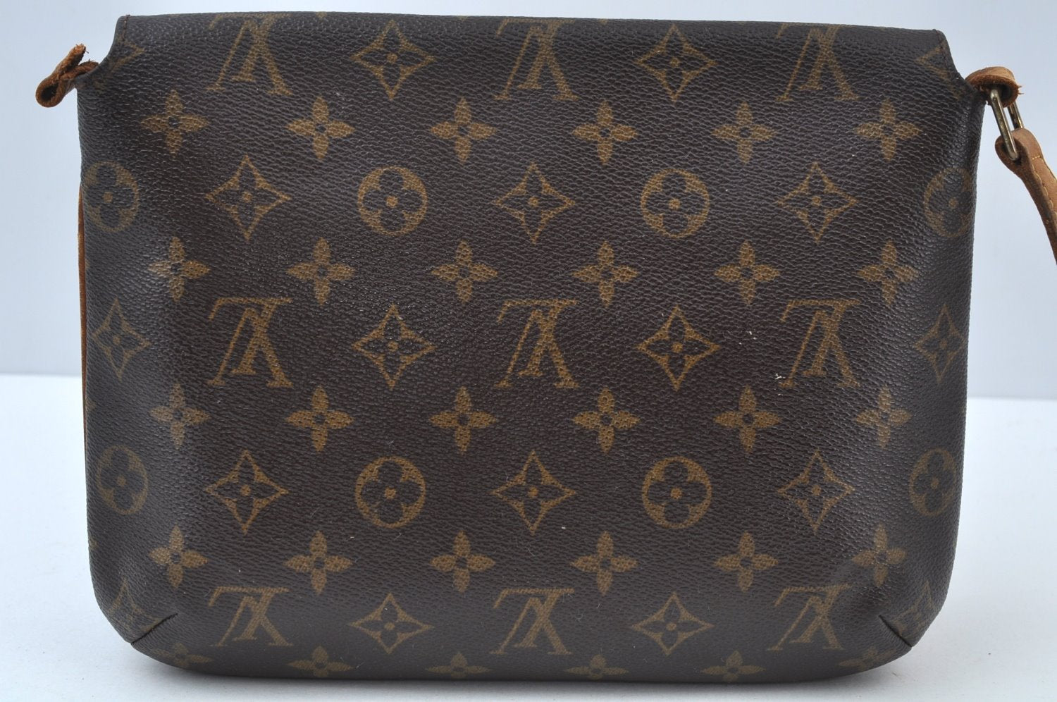 Authentic Louis Vuitton Monogram Musette Tango M51388 Shoulder Bag Junk 6100I