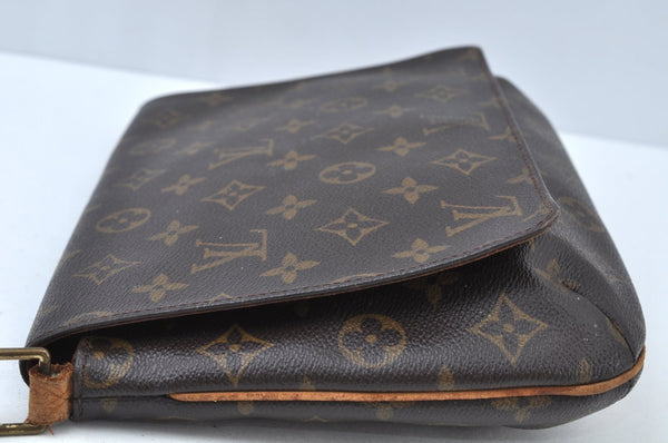 Authentic Louis Vuitton Monogram Musette Tango M51388 Shoulder Bag Junk 6100I