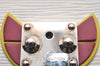 Authentic Louis Vuitton Epi Tribal Mask Shoulder Wallet M60795 White Blue 6100J