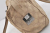 Authentic GUCCI Boston Hand Bag Purse GG Canvas Leather 30458 Beige 6101J