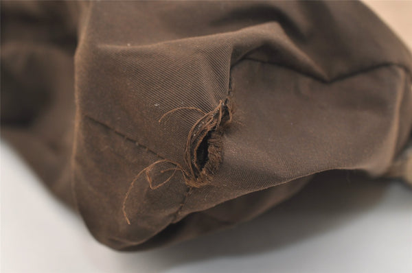 Authentic GUCCI Boston Hand Bag Purse GG Canvas Leather 30458 Beige 6101J