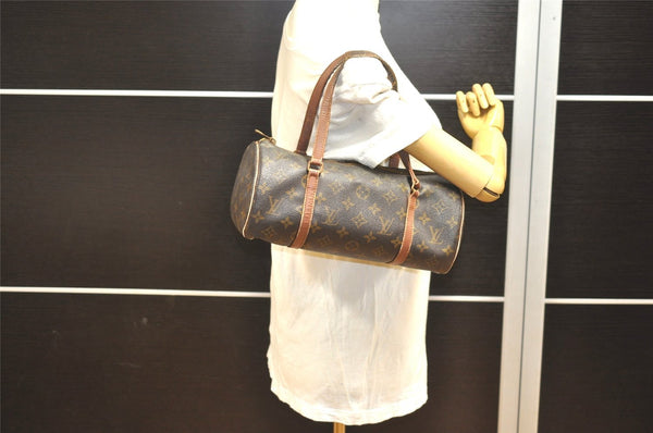 Authentic Louis Vuitton Monogram Papillon 30 Hand Bag Old Model LV 6102I