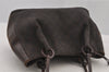 Authentic GUCCI Vintage Shoulder Tote Bag GG Canvas Leather 101919 Brown 6102J