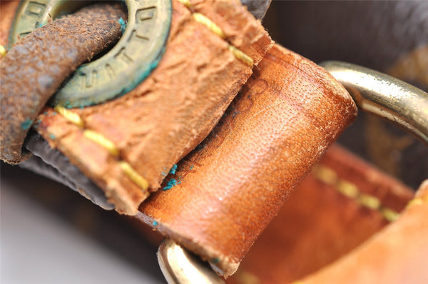 Authentic Louis Vuitton Monogram Petit Noe M42226 Shoulder Drawstring Bag 6103I