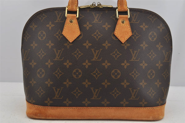 Authentic Louis Vuitton Monogram Alma Hand Bag Purse M51130 LV 6103J