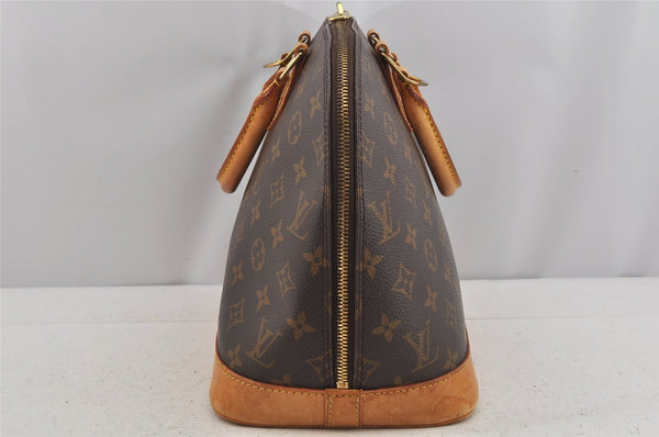 Authentic Louis Vuitton Monogram Alma Hand Bag Purse M51130 LV 6103J