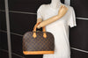 Authentic Louis Vuitton Monogram Alma Hand Bag Purse M51130 LV 6103J