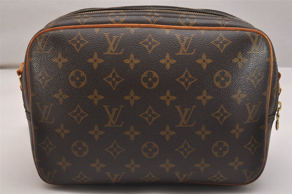 Authentic Louis Vuitton Monogram Reporter PM Shoulder Cross Bag M45254 LV 6104J