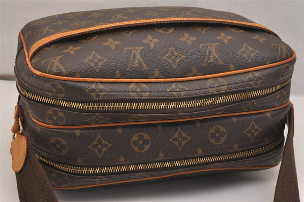 Authentic Louis Vuitton Monogram Reporter PM Shoulder Cross Bag M45254 LV 6104J