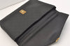 Authentic CHANEL Caviar Skin Bicolore CC Logo Briefcase Business Bag Black 6105J