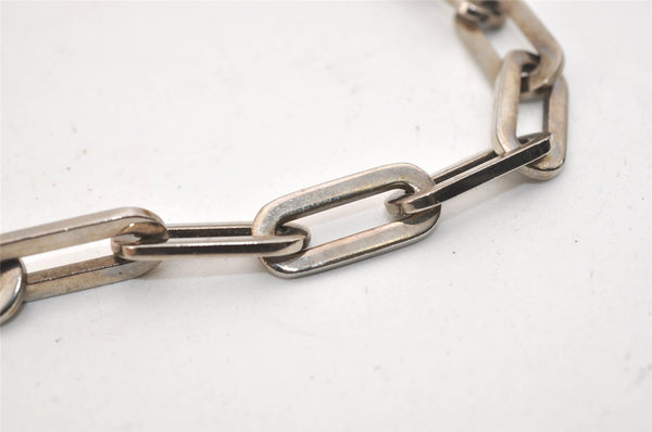 Authentic GUCCI Jackie Chain Shoulder Bag GG Canvas Leather 0014032 White 6106J