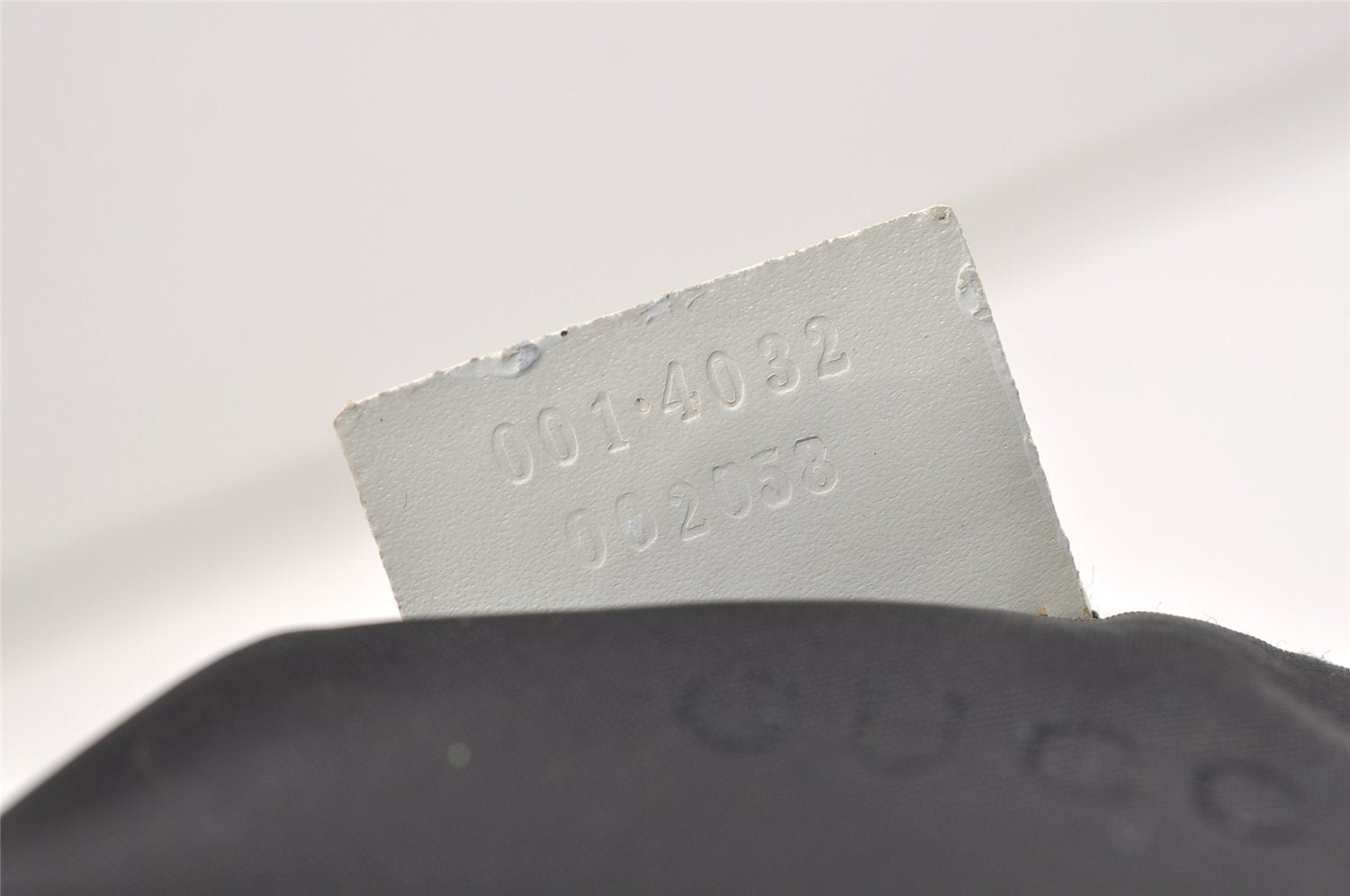 Authentic GUCCI Jackie Chain Shoulder Bag GG Canvas Leather 0014032 White 6106J