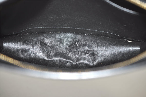 Authentic Louis Vuitton Epi Pochette Homme Clutch Hand Bag Black M52522 LV 6107I