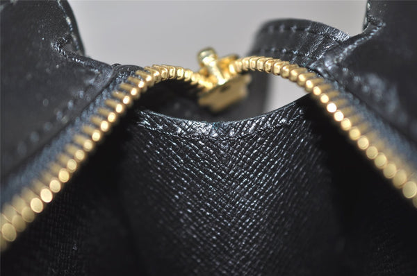 Authentic Louis Vuitton Epi Pochette Homme Clutch Hand Bag Black M52522 LV 6107I