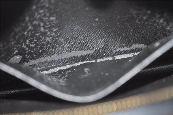 Authentic Louis Vuitton Epi Pochette Homme Clutch Hand Bag Black M52522 LV 6107I