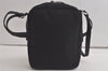 Authentic GUCCI Shoulder Cross Body Bag GG Canvas Leather 0181612 Black 6107K