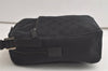 Authentic GUCCI Shoulder Cross Body Bag GG Canvas Leather 0181612 Black 6107K