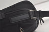Authentic GUCCI Shoulder Cross Body Bag GG Canvas Leather 0181612 Black 6107K