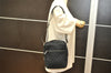 Authentic GUCCI Shoulder Cross Body Bag GG Canvas Leather 0181612 Black 6107K