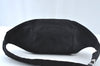 Authentic PRADA Nylon Tessuto Waist Body Bag Purse Black 6108J