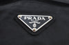 Authentic PRADA Nylon Tessuto Waist Body Bag Purse Black 6108J