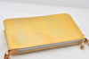 Authentic Louis Vuitton Vernis Lexington Hand Bag Pouch Yellow M91056 LV 6109K