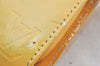 Authentic Louis Vuitton Vernis Lexington Hand Bag Pouch Yellow M91056 LV 6109K