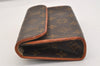 Auth Louis Vuitton Monogram Pochette Florentine Pouch Waist Bag LV 6110J