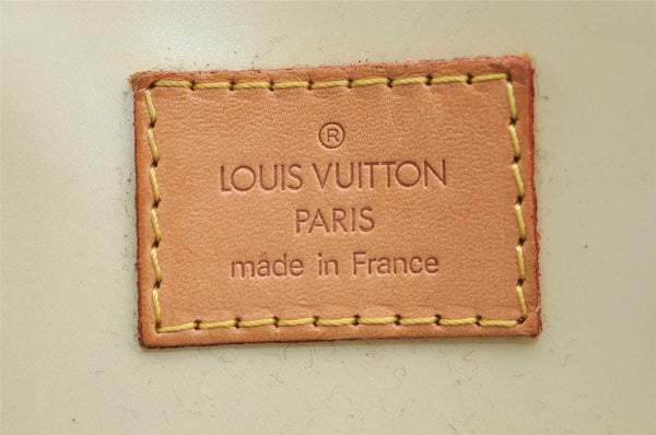 Authentic Louis Vuitton Vernis Reade PM Hand Bag Light Yellow M91145 LV 6111I