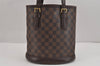 Authentic Louis Vuitton Damier Marais Bucket Shoulder Tote Bag N42240 LV 6112J