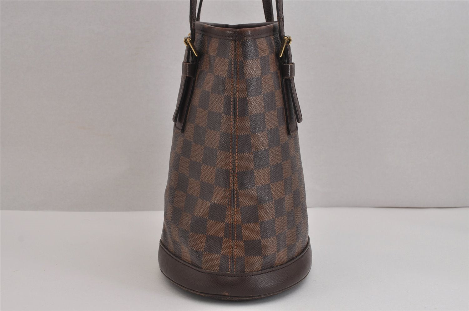 Authentic Louis Vuitton Damier Marais Bucket Shoulder Tote Bag N42240 LV 6112J