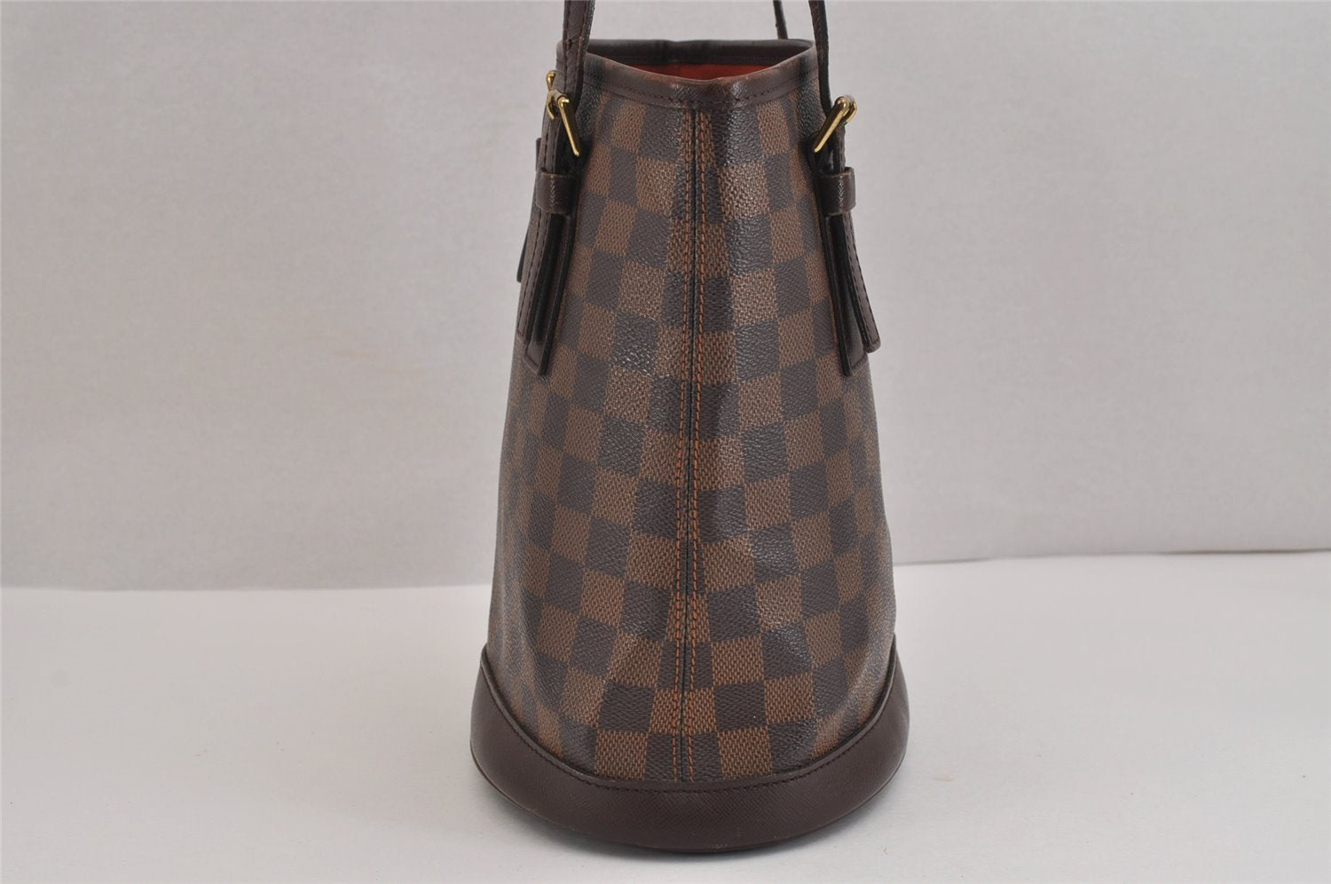 Authentic Louis Vuitton Damier Marais Bucket Shoulder Tote Bag N42240 LV 6112J