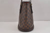 Authentic Louis Vuitton Damier Marais Bucket Shoulder Tote Bag N42240 LV 6112J