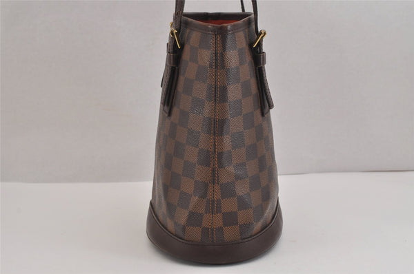 Authentic Louis Vuitton Damier Marais Bucket Shoulder Tote Bag N42240 LV 6112J