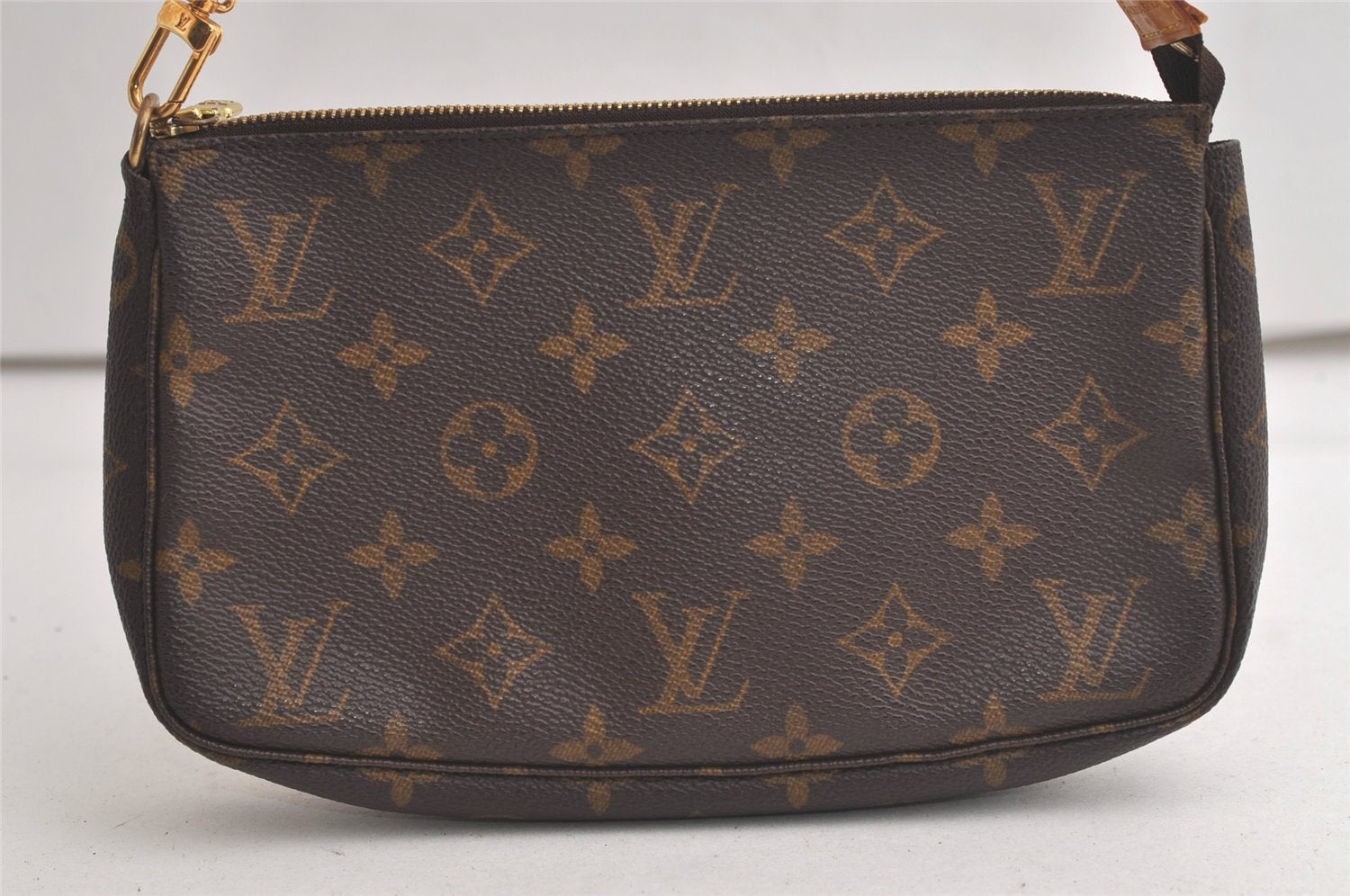 Authentic Louis Vuitton Monogram Pochette Accessoires Pouch M51980 LV 6112K